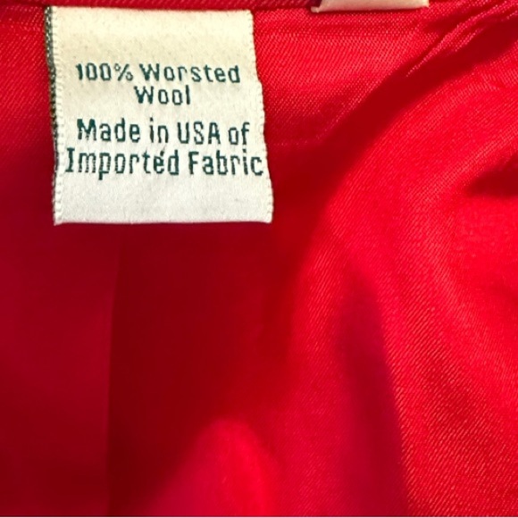 Vintage Austin Reed Wool Red Blazer - Picture 7 of 8